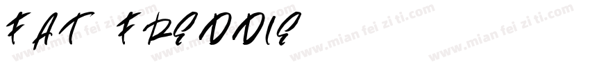 Fat Freddie字体转换